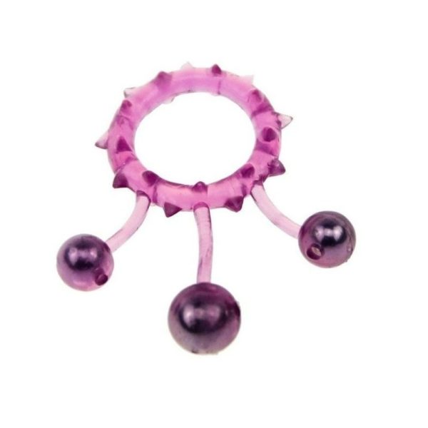 ANILLO TRES BOLITAS BALL BANGER