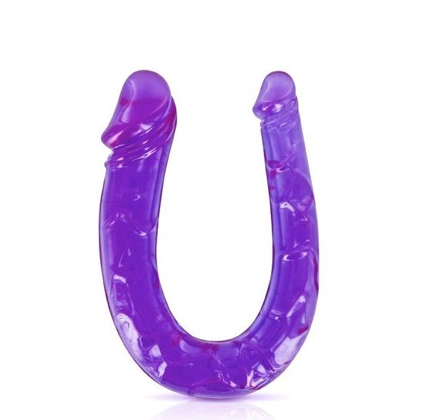 DILDO DOBLE LILA 29 CM