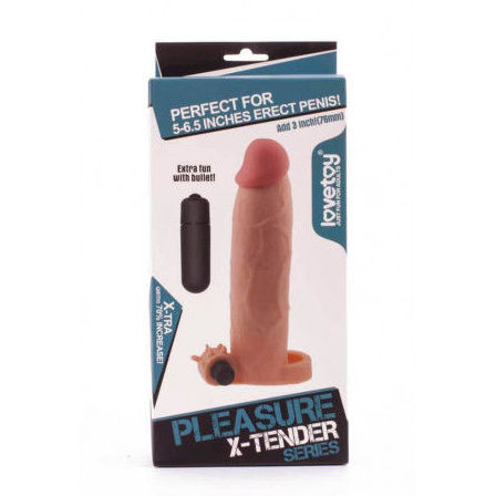 FUNDA VIBRA X-TENDER 6 LOVETOY - 20,8 CM.