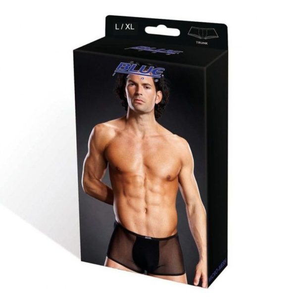 BOXER BLUE LINE NEGRO TRANSPARENCIA L/XL