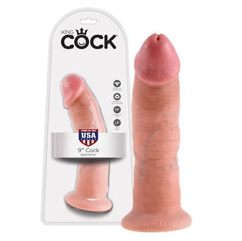 KING COCK 9" 22,9 cm x 5,3 cm