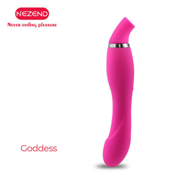 SUCCION Y VIBRA GODDESS FUCSIA
