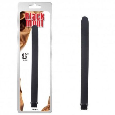 DUCHA ANAL SILICONA 24,5 CM BLACK MONT