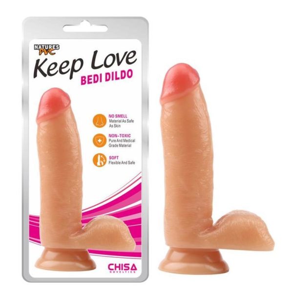 DILDO BEDI 17 X 3.6 CM NATURAL