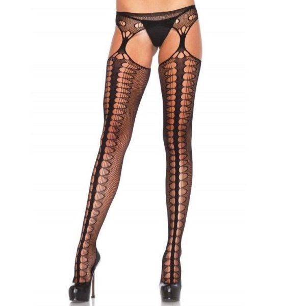 PANTYS LEG AVENUE ABIERTOS NEGRO T/U