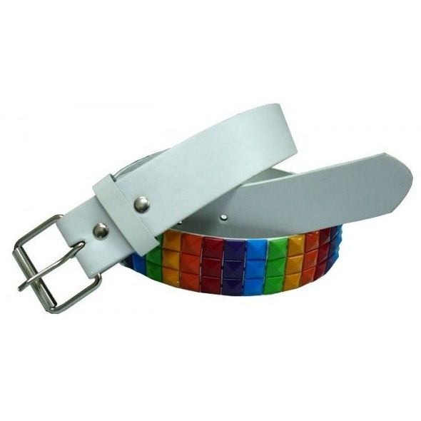 CINTURON ARCOIRIS BLANCO OFERTA