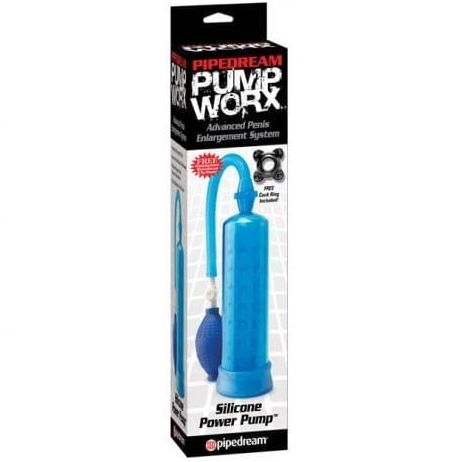 PUMP WORK AZUL SILICONA