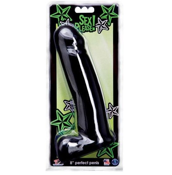 DILDO NEGRO SEX PLEASE 17.75 CM.