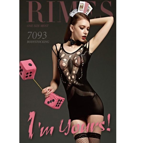 VESTIDO RIMES 7093 NEGRO T.U.
