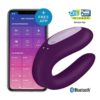 SATISFYER DOUBLE JOY APP VIOLETA