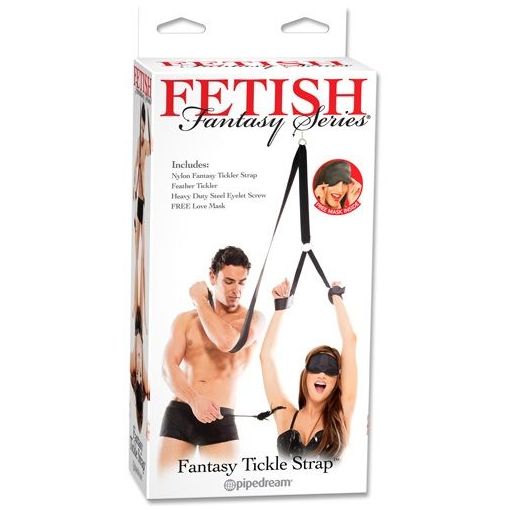 SET BONDAGE FANTASY TICKLE STRAP