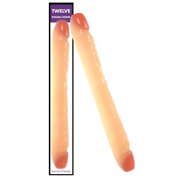 DILDO DOBLE 30 CM. COLOR CARNE