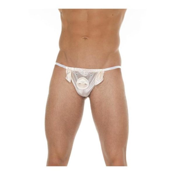 TANGA CERDITO BLANCO TALLA UNICA
