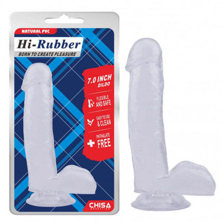 HI-RUBBER 17.5 CM. TRANSP