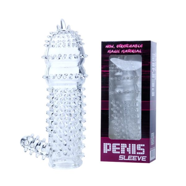 FUNDA PENE ESTIMULADOR CLITORIS