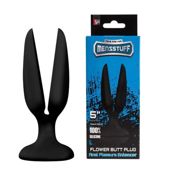 PLUG FLOWER NEGRO SILCONA 13.5 CM