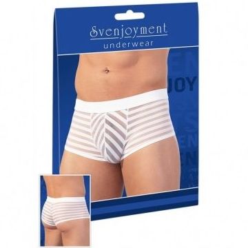 BOXER BLANCO RAYAS M