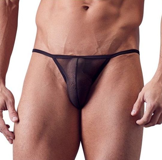 SLIP TRANSPARENTE NEGRO S