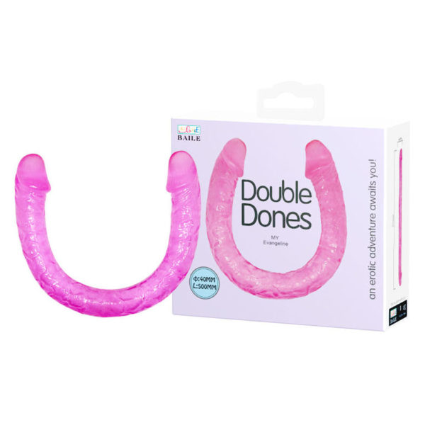 DOBLE DONES 50 CM. ROSA