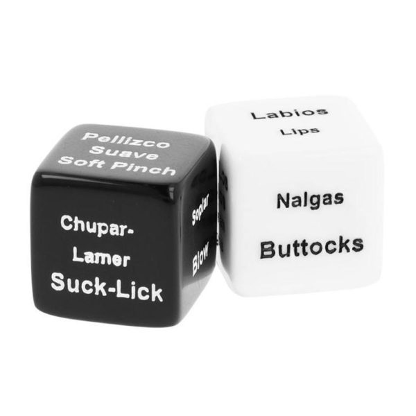 DADOS NEGRO/PLATA ACCIONES