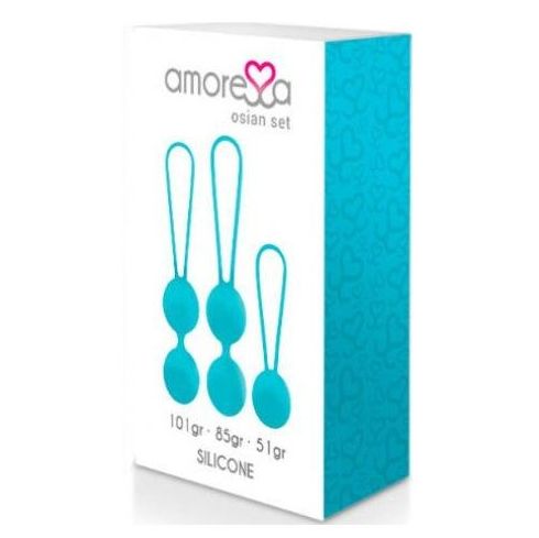 SET BOLAS AMORESSA AZUL