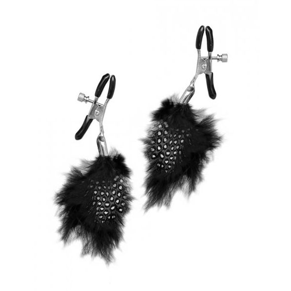 PINZAS PEZONES CON PLUMAS