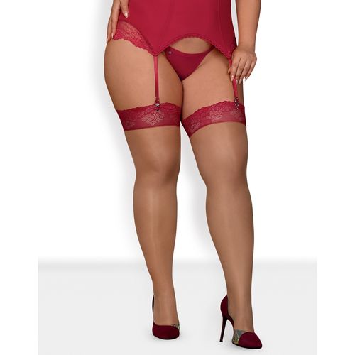 MEDIAS ROSALYNE ROJAS XXL