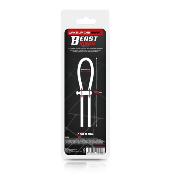 LASSO AJUSTABLE SILICONA NEGRO