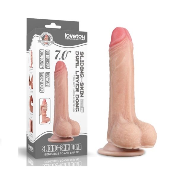 SLIDING SKIN DONG 7" 17,5 CM