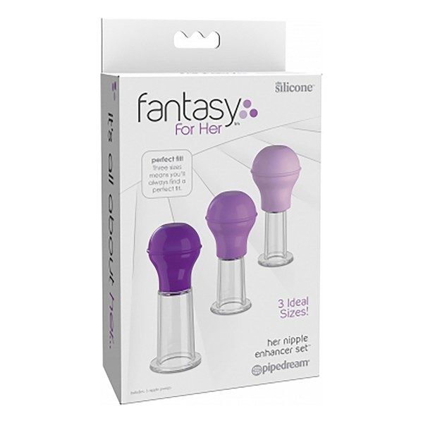 KIT 3 SUCCION FANTASY PEZON + CLITORIS