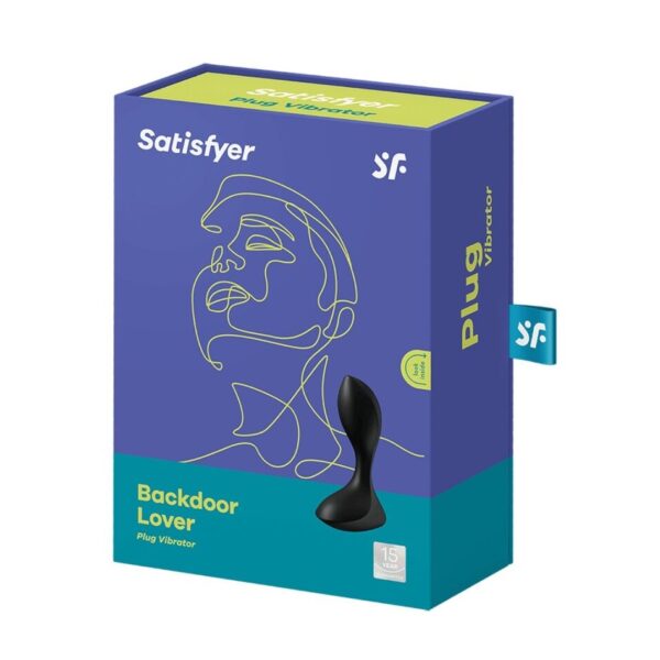 SATISFYER BACKDOOR ANAL VIBRADOR NEGRO