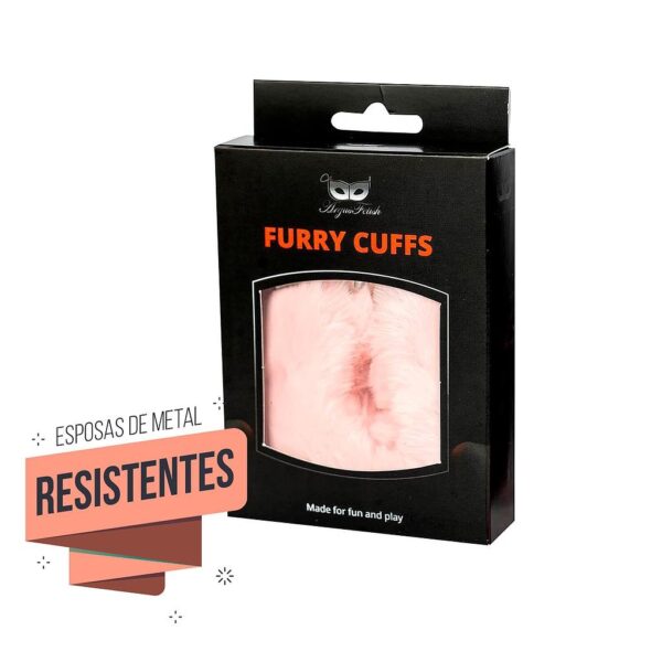 ESPOSAS FURRY CUFFS ARGUS PELUCHE ROSA