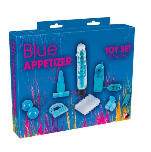 KIT BLUE APPETIZER 8 PZS