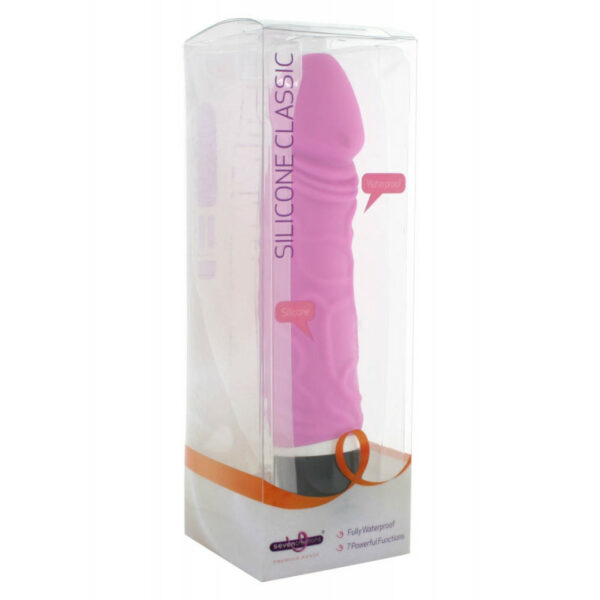SILICONE CLASSIC ROSA 17 CM