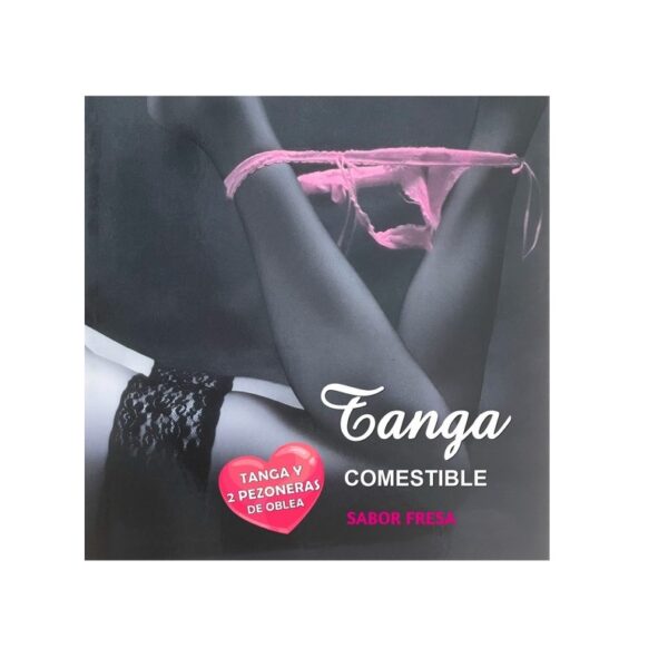 TANGA + 2 PEZONERAS OBLEA ELLA FRESA