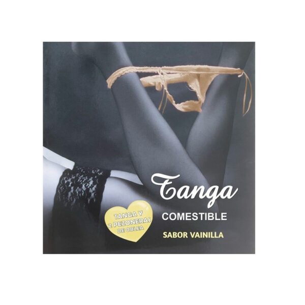 TANGA + 2 PEZONERAS OBLEA ELLA VAINILLA