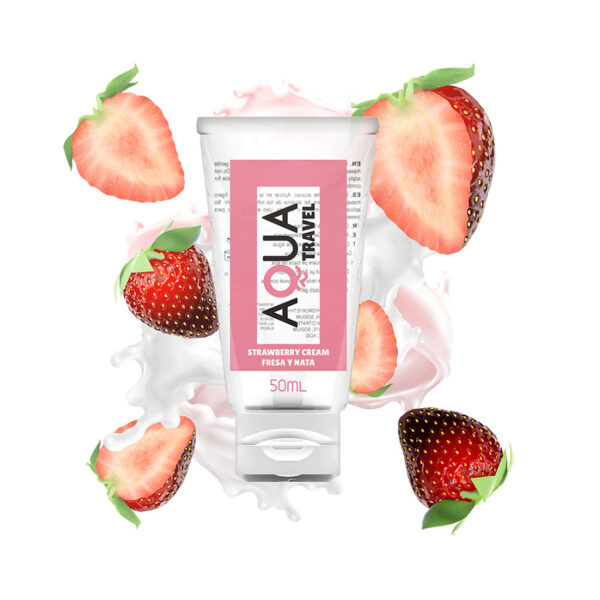 AQUA TRAVEL 50 ML. FRESA Y NATA