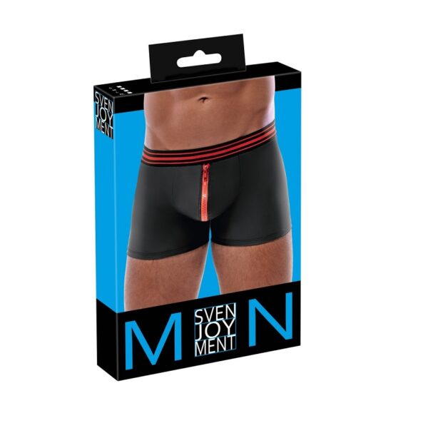 BOXER BRIEFS CREMALLERA ROJA M