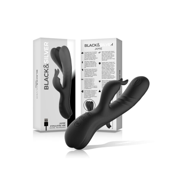 BLACK&SILVER JAMIE RABBIT USB