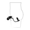 COCK CAGE PLUG BLACK VELVETS - Imagen 5
