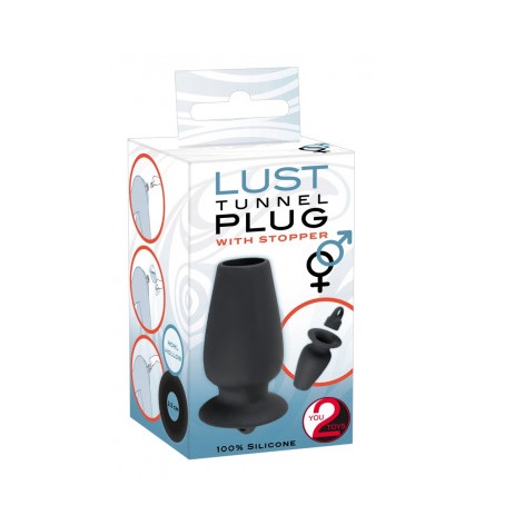 LUST TUNNEL PLUG WITH STOPPER