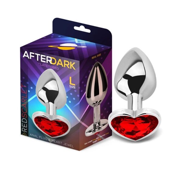 PLUG JOYA AFTERDARK CORAZON L ROJO