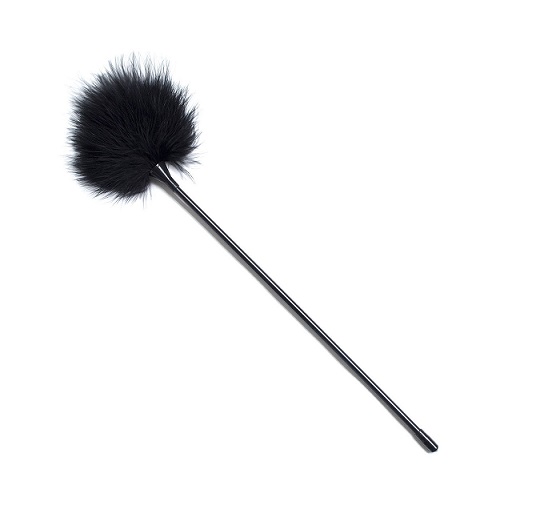 PLUMA LOLA 40 CM NEGRA
