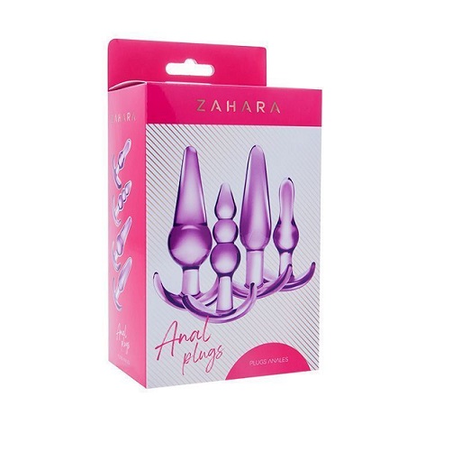 ZAHARA ANAL KIT 4 PURPLE