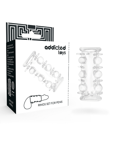 ANILLO-FUNDA ADDICTED TRANSPARENTE
