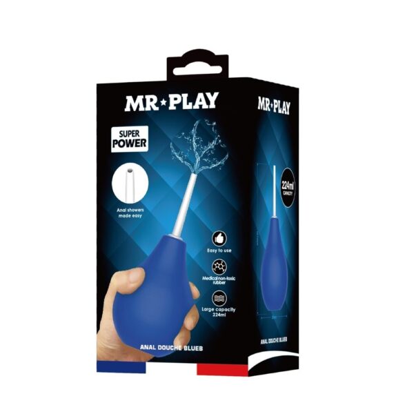 DUCHA ANAL MR PLAY 224 ml AZUL