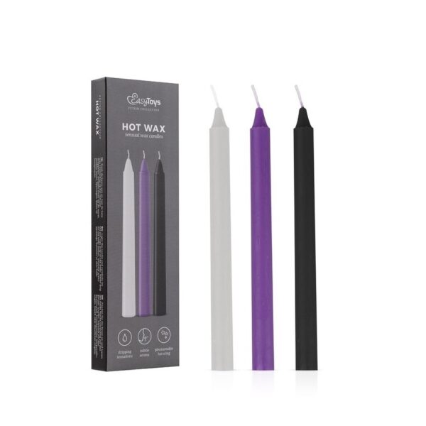 SET 3 VELAS MASAJE HOT WAX