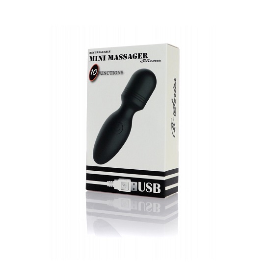 MINI MASSAGER WAND NEGRO USB