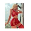 CONJUNTO DANCING QUEEN TRES PIEZAS ROJO T-U - Imagen 3
