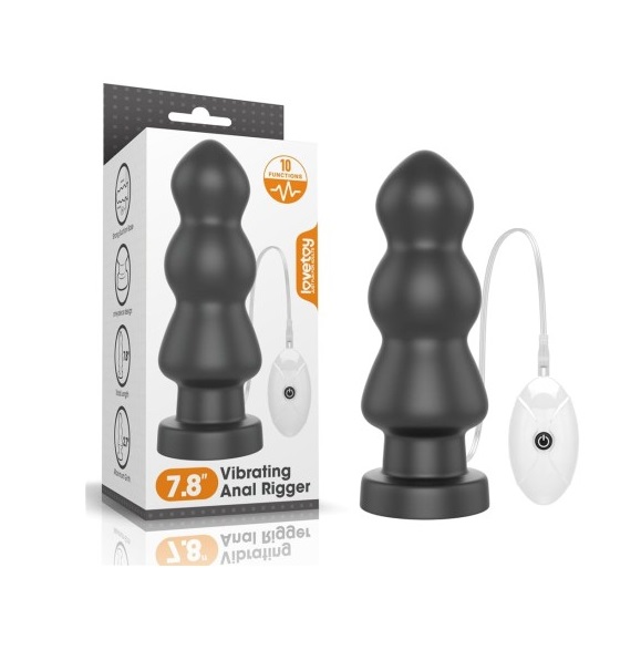 VIBRATING ANAL RIGGER 20 X 7 CM